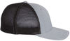 An image of a Custom Richardson Fitted Trucker with R Flex in Heather Grey/Black!