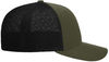 An image of a Custom Richardson Fitted Trucker with R Flex in Loden/Black!
