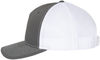 An image of a Custom Richardson Five Panel Trucker in Charcoal/White!