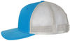 An image of a Custom Richardson Five Panel Trucker in Cobalt Blue/Grey!