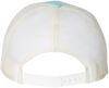 Am image of a Custom Richardson Low Pro Trucker Cap in Aruba Blue/Birch!