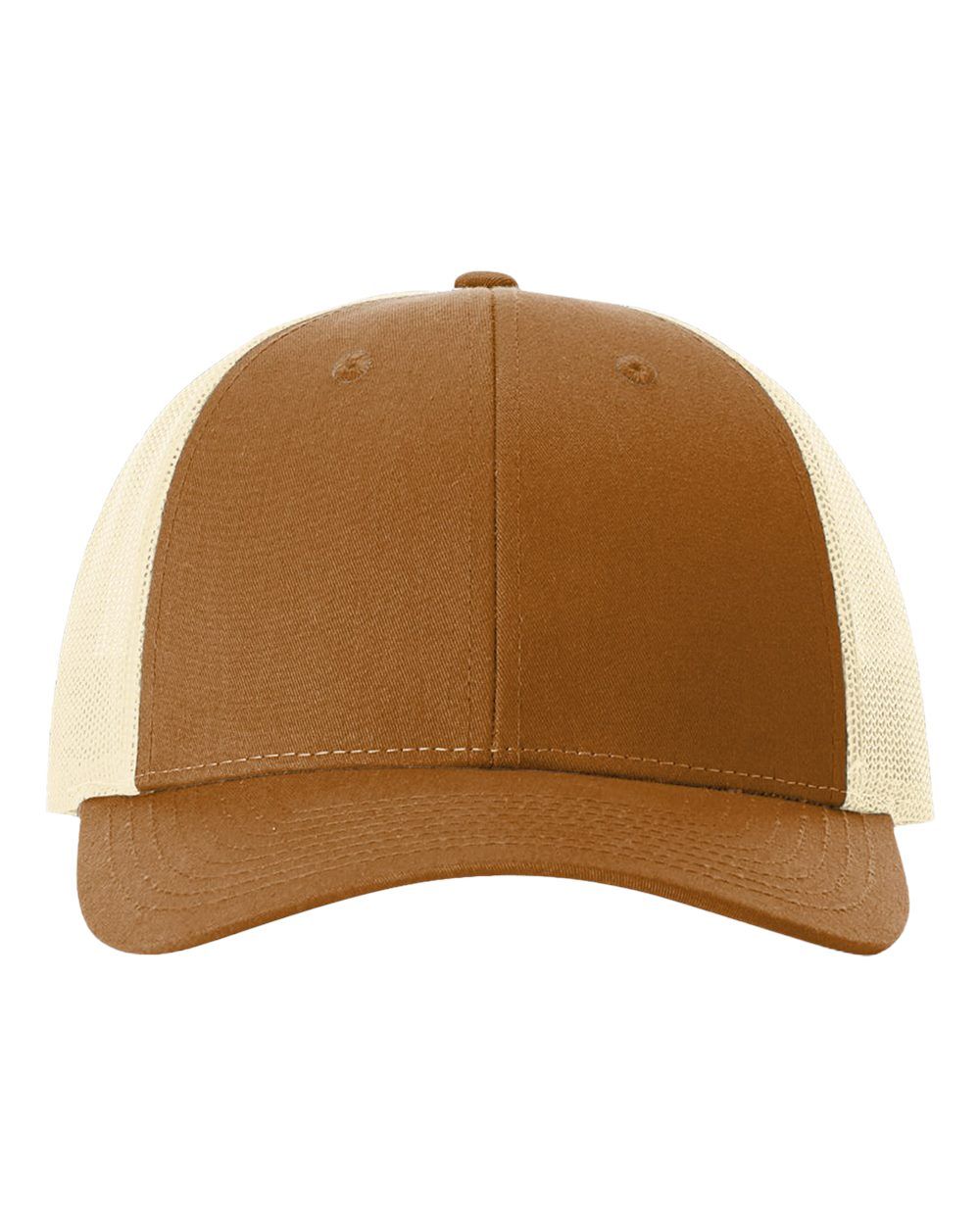 Richardson Low Pro Trucker Cap in Carmel/Birch