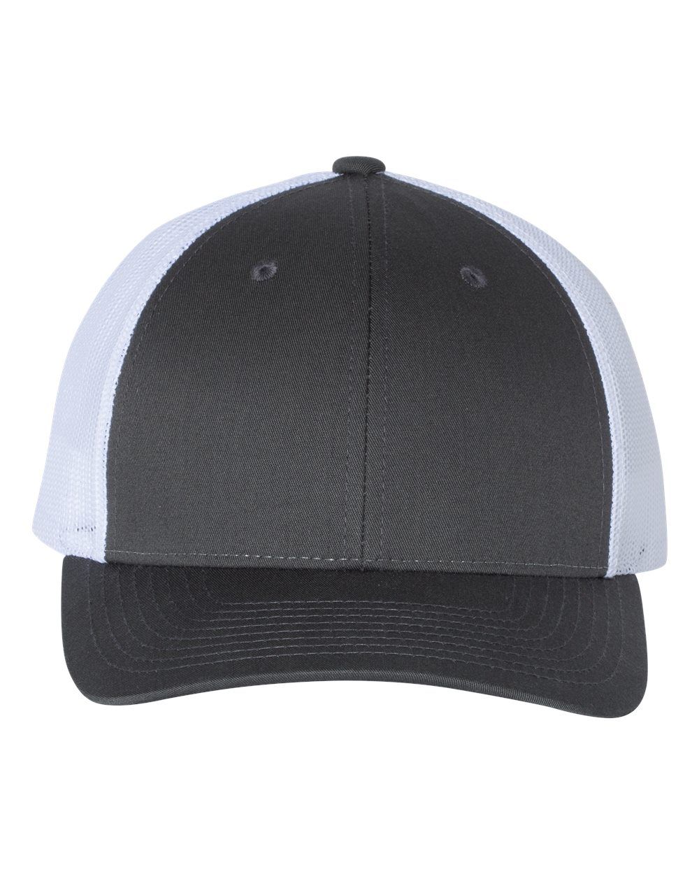 Richardson Low Pro Trucker Cap in Charcoal/White