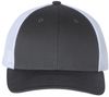 Am image of a Custom Richardson Low Pro Trucker Cap in Charcoal/White!