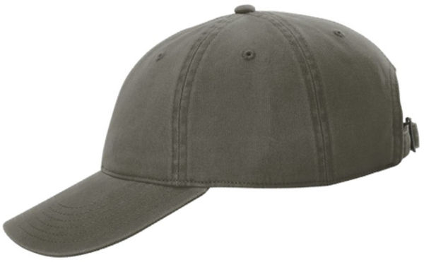 An image of a Custom Richardson Peach Twill Dad Hat in Army Green!