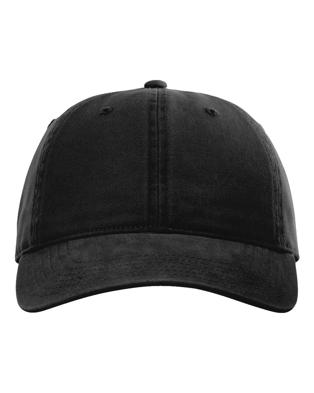 Richardson Peach Twill Dad Hat in Black