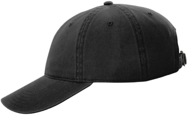 An image of a Custom Richardson Peach Twill Dad Hat in Black!