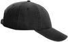 An image of a Custom Richardson Peach Twill Dad Hat in Black!