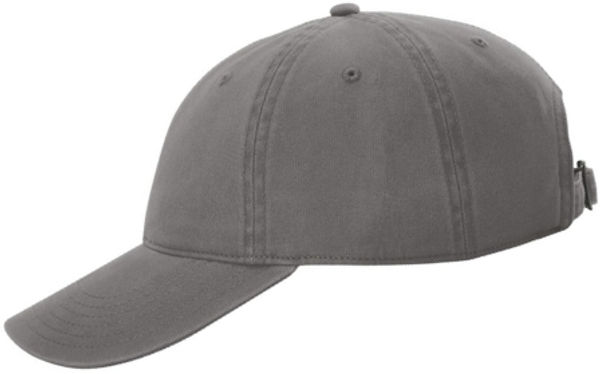 An image of a Custom Richardson Peach Twill Dad Hat in Charcoal!
