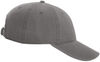 An image of a Custom Richardson Peach Twill Dad Hat in Charcoal!