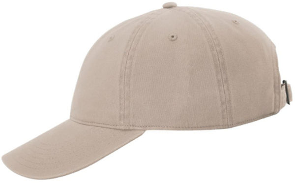 An image of a Custom Richardson Peach Twill Dad Hat in Dark Khaki!