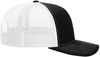 An image of a Custom Richardson Snapback Trucker Cap in Black/White!