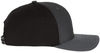 An image of a Custom Richardson Twill Back Trucker Cap in Charcoal/Black!