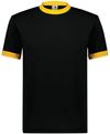 An image of a Custom Augusta Sportswear Ringer T Shirt in Black/Gold!