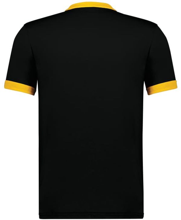 An image of a Custom Augusta Sportswear Ringer T Shirt in Black/Gold!