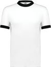 An image of a Custom Augusta Sportswear Ringer T Shirt in White/Black!