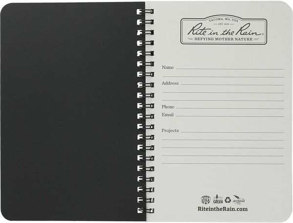 An image of a Custom Rite in the Rain Side Spiral Notebook!