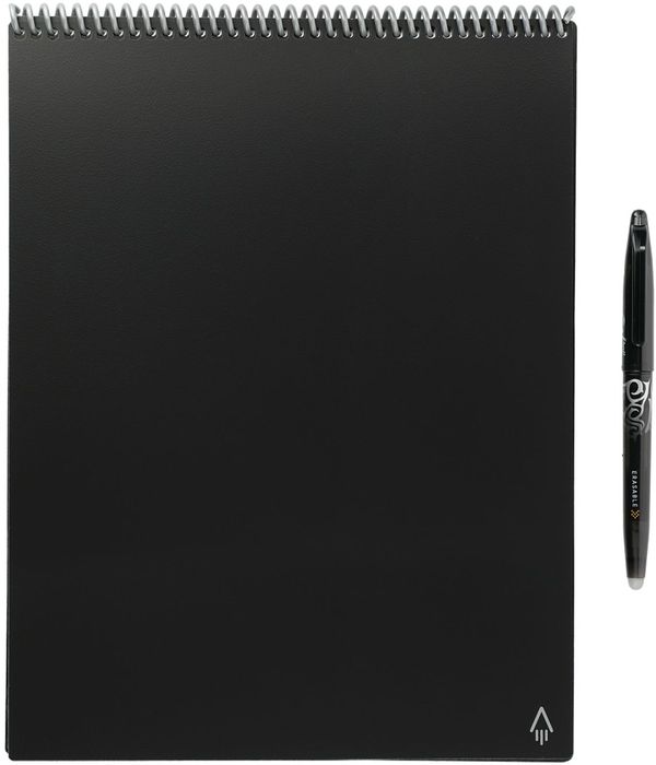 An image of a Custom Rocketbook Letter Flip Notebook Set in Black!