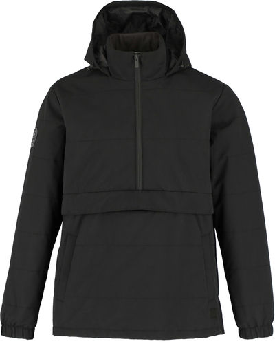 Am image of a Custom Roots73 Albany Eco Insulated Half Zip in Black!