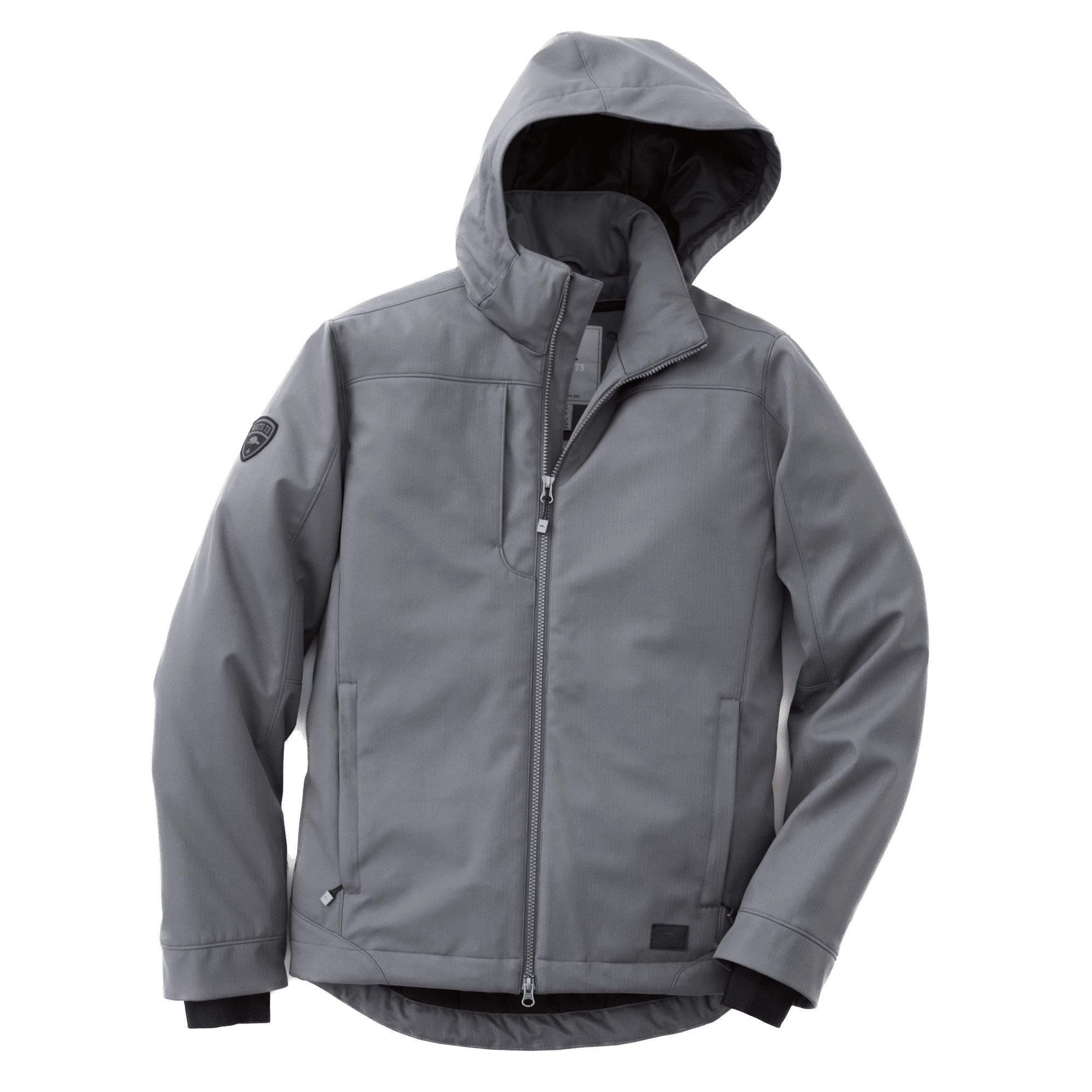 Roots73 Northlake Insulated Softshell Jacket in charcoal