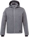 An image of a Custom Roots73 Northlake Insulated Softshell Jacket in charcoal!