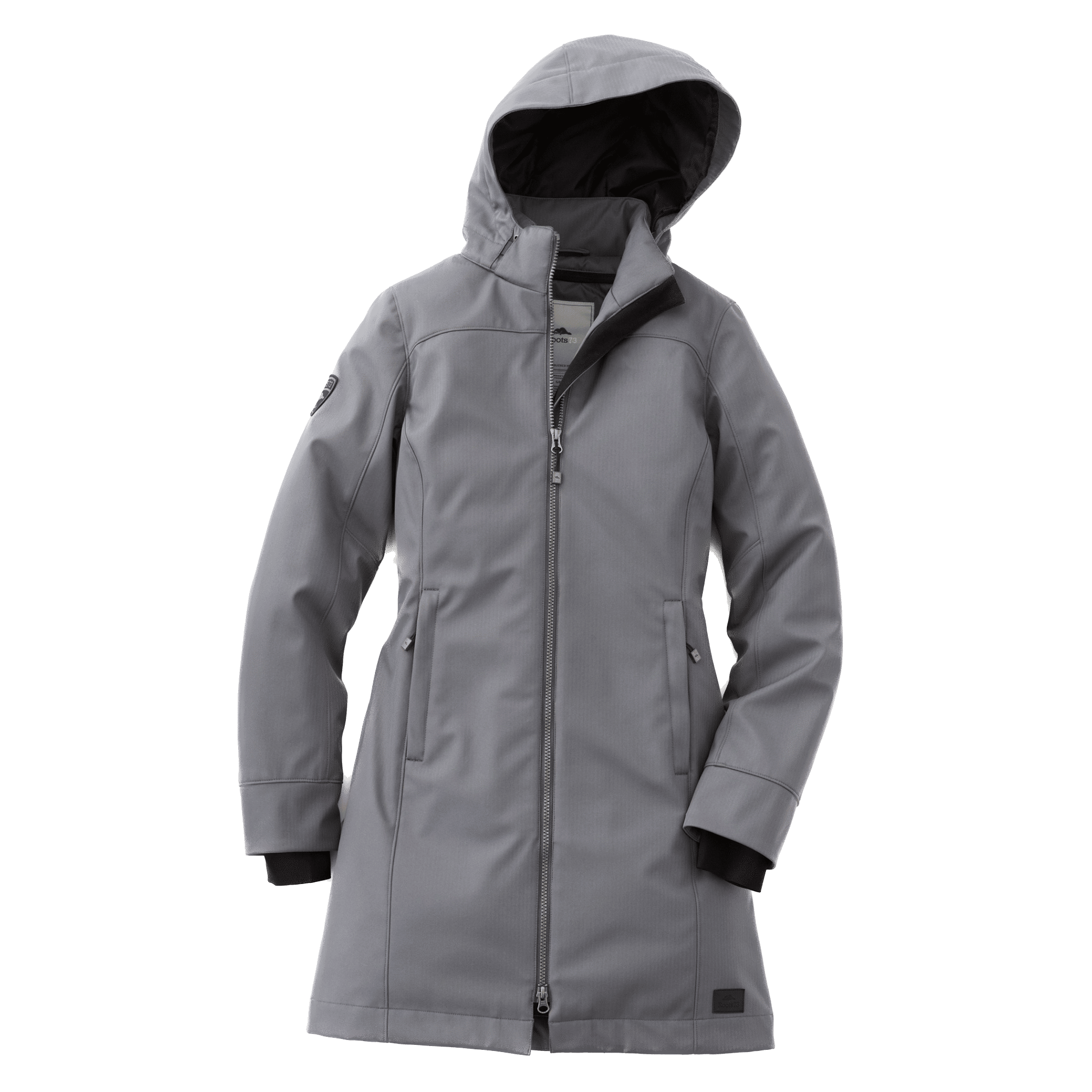 Roots73 Womens Northlake Insulated Softshell Jacket in Charcoal