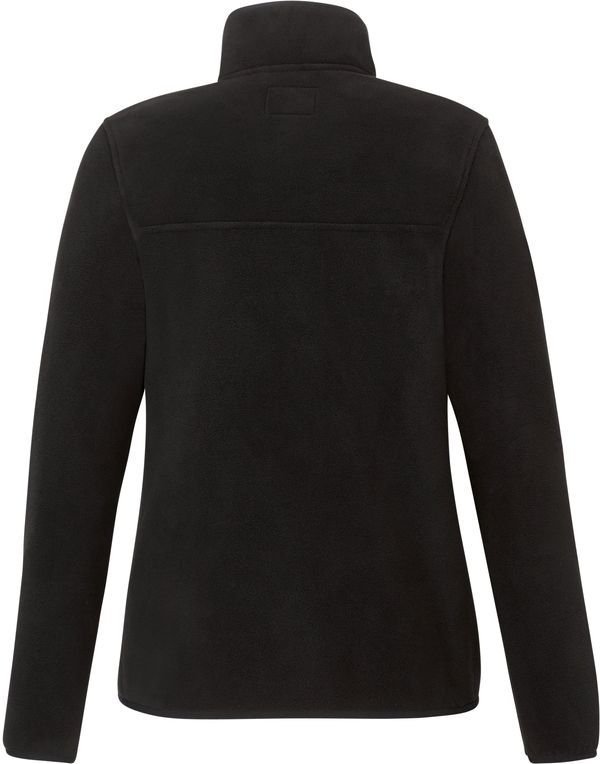 An image of a Custom Roots73 Womens Westville Eco Microfleece Pullover in Black!