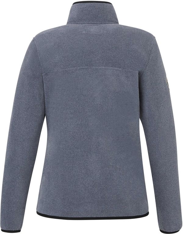 An image of a Custom Roots73 Womens Westville Eco Microfleece Pullover in Denim Mix!