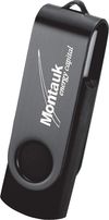 An image of a Custom Rotate 2Tone Flash Drive 4GB!