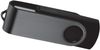 Am image of a Custom Rotate 2Tone Flash Drive 8GB in Black!