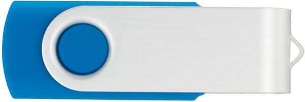 Am image of a Custom Rotate Flash Drive 8GB in Aqua!