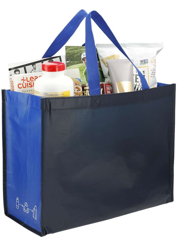 An image of a Custom RPET Laminated Matte Shopper Tote!