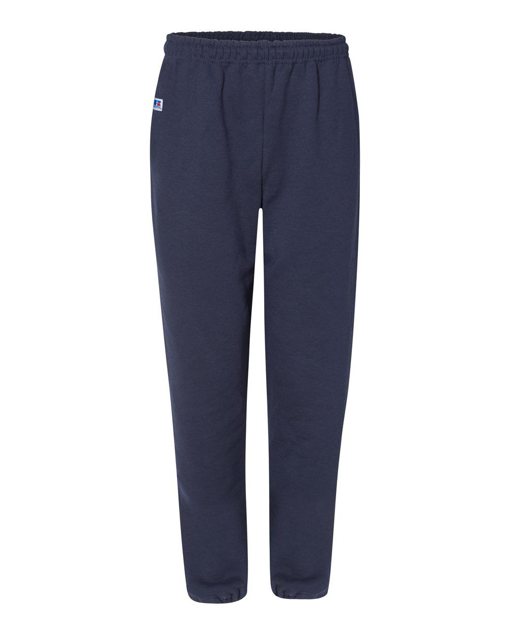 Russell Athletic DriPower Closed Bottom Sweatpants with Pockets in Navy