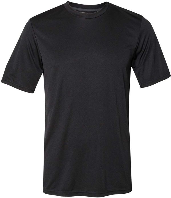 An image of a Custom Russell Athletic Dri Power Core Performance Tee in Black!