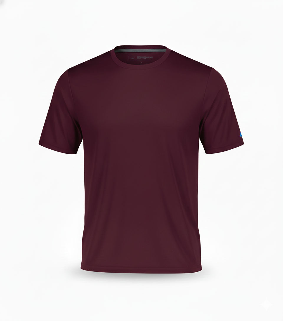 Russell Athletic Dri Power Core Performance Tee in Maroon
