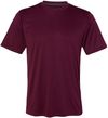 An image of a Custom Russell Athletic Dri Power Core Performance Tee in Maroon!
