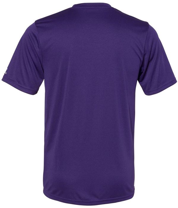 An image of a Custom Russell Athletic Dri Power Core Performance Tee in Purple!