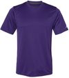 An image of a Custom Russell Athletic Dri Power Core Performance Tee in Purple!