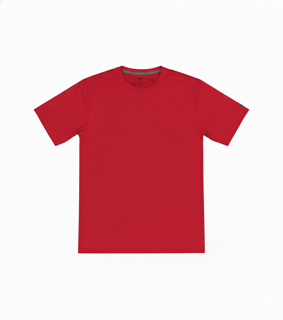 Russell Athletic Dri Power Core Performance Tee in True Red