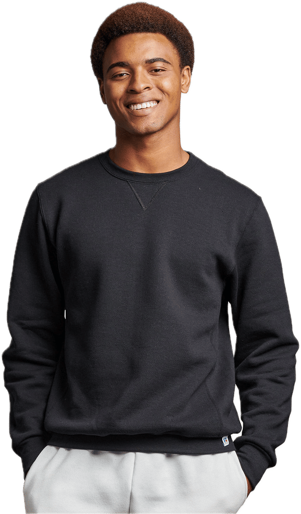 An image of a Custom Russell Athletic Dri Power Fleece Crew Sweatshirt!