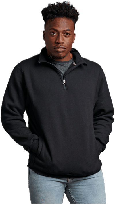 Athletic half zip pullover clearance
