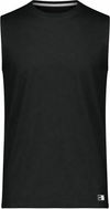 An image of a Custom Russell Athletic Essential Muscle Tee in Black!