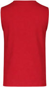 An image of a Custom Russell Athletic Essential Muscle Tee in True Red!