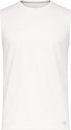 An image of a Custom Russell Athletic Essential Muscle Tee in White!