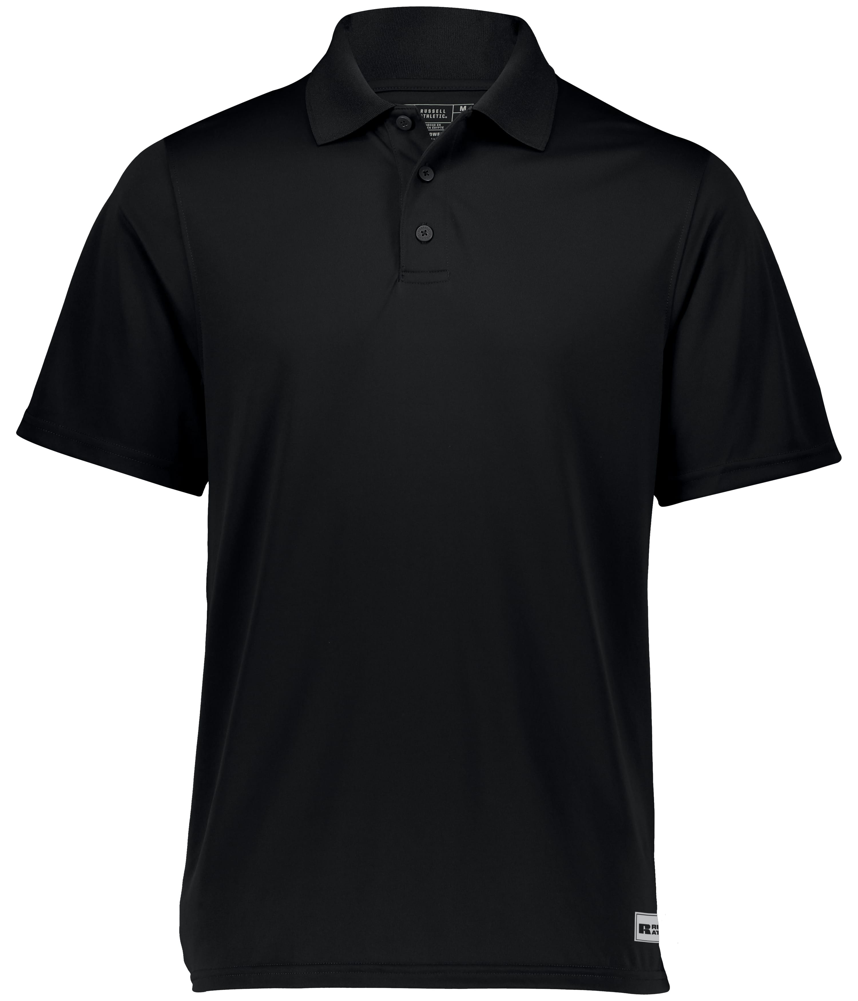 Russell Athletic Essential Polo in Black