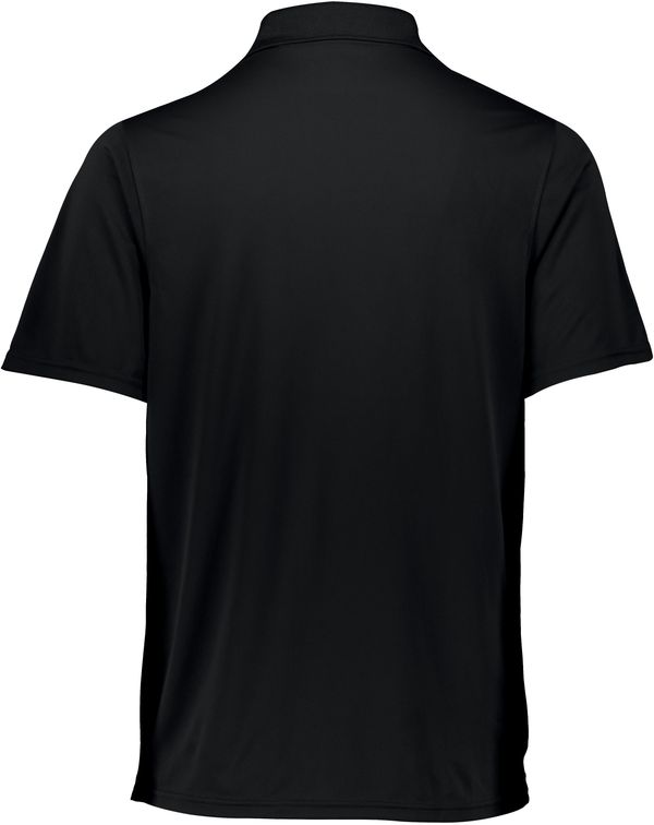 An image of a Custom Russell Athletic Essential Polo in Black!