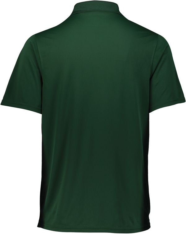 An image of a Custom Russell Athletic Essential Polo in Dark Green!