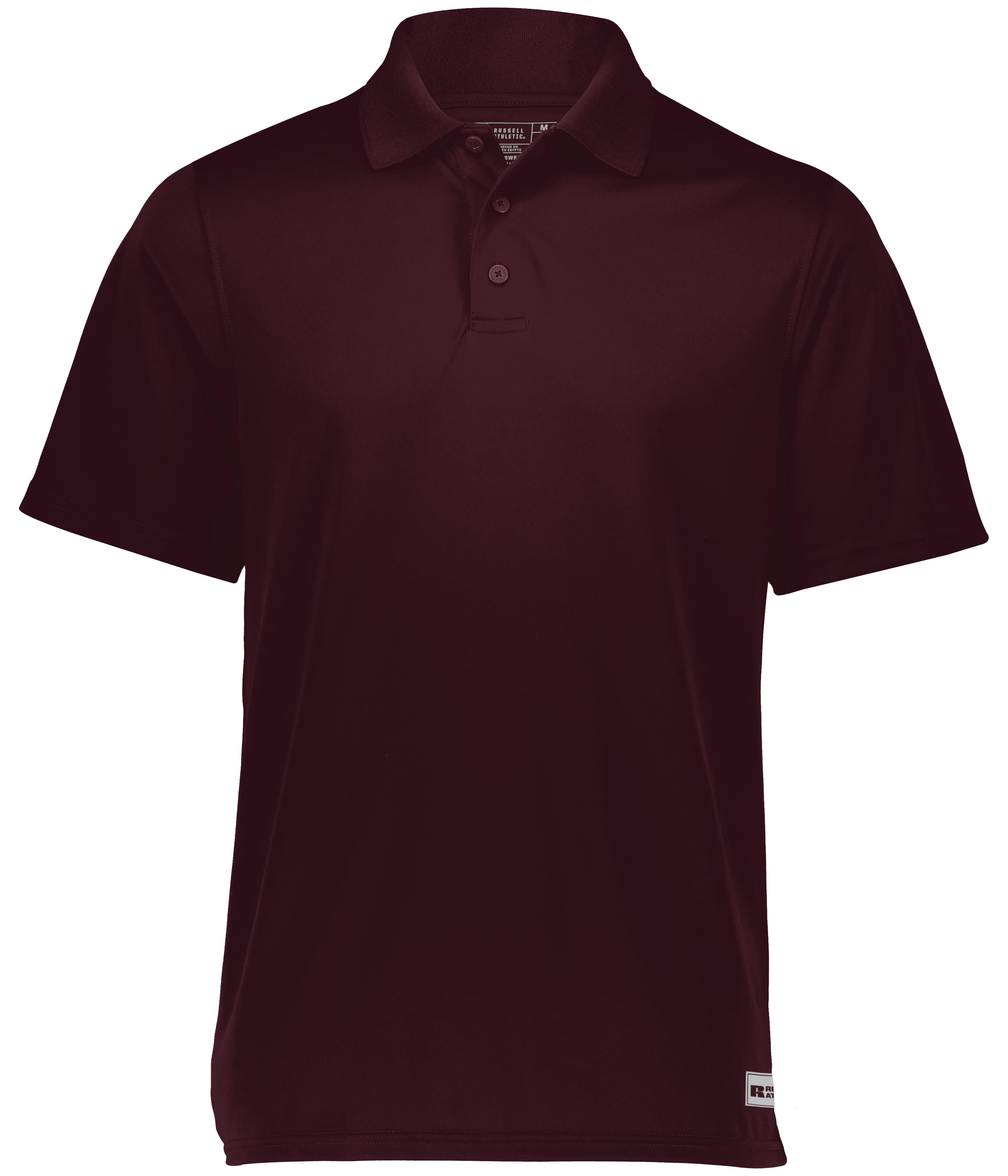 Russell Athletic Essential Polo in Maroon