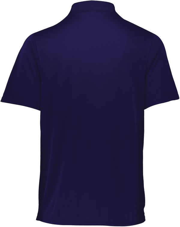 An image of a Custom Russell Athletic Essential Polo in Purple!