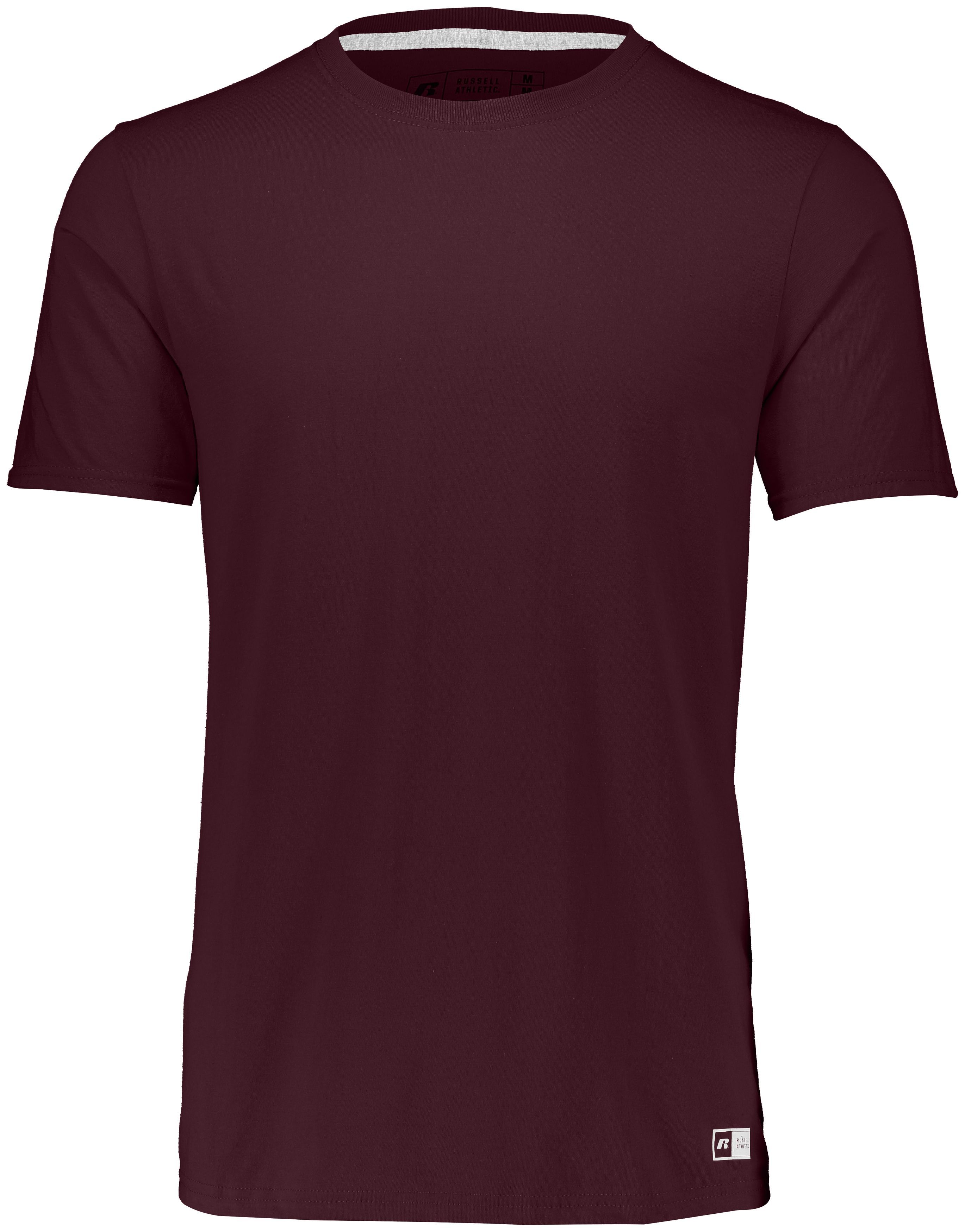 Russell Athletic Essential Tee in Maroon